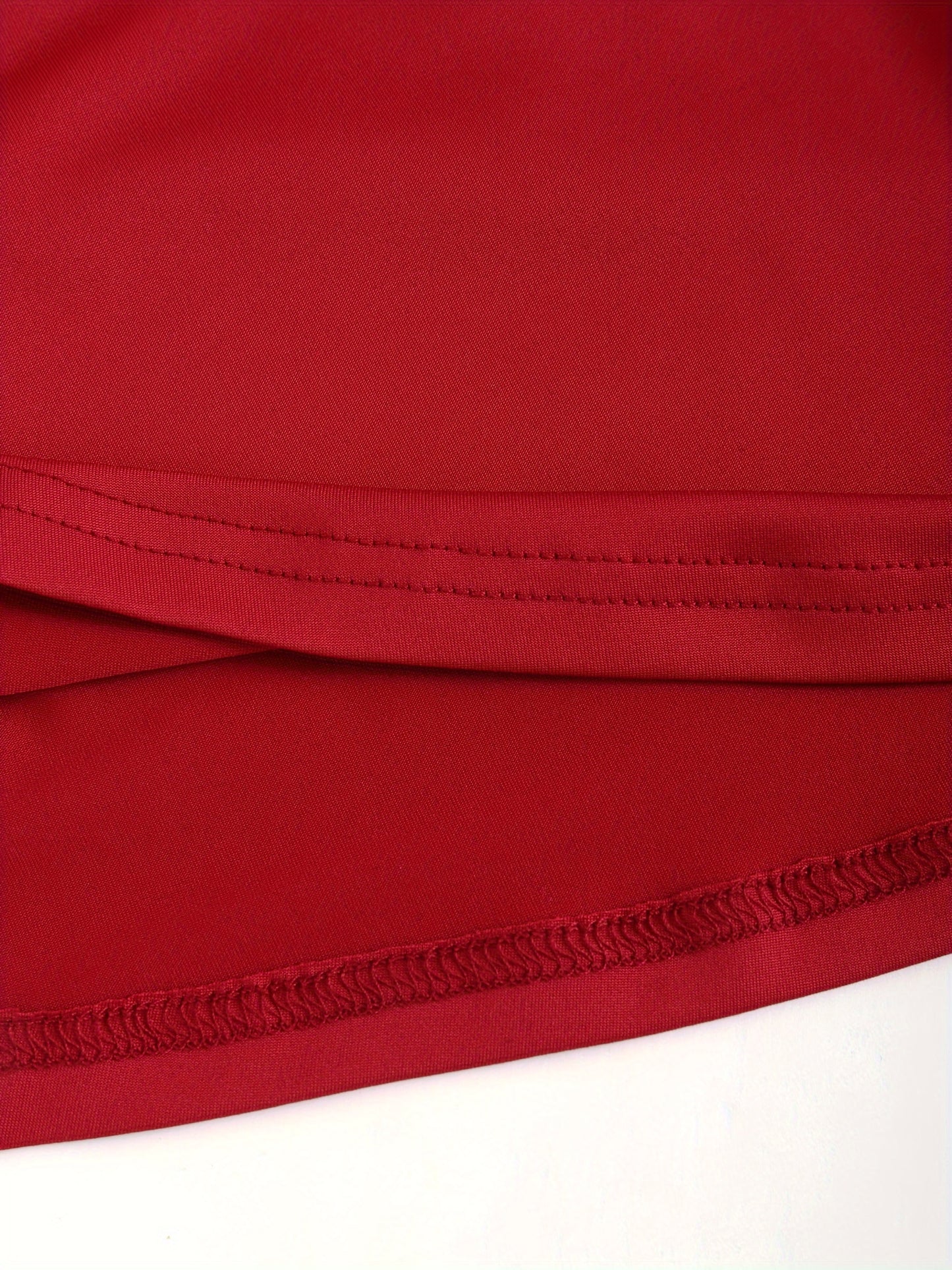 Ruffle Hem Aline Tank Dress, Elegant V - neck Sleeveless Cut Out Swing Dress For Spring & Summer, Women's Clothing - GoDiscount