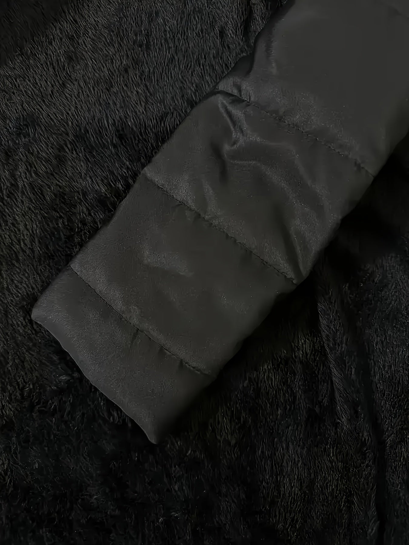 Women's Hooded Jacket - Winter Warmth Full - Zip Long Coat with Hood & - Like Collar, Mid - Length Windproof Outerwear for Skiing, Commuting, Casual Outfits - Machine Washable (Black) - GoDiscount