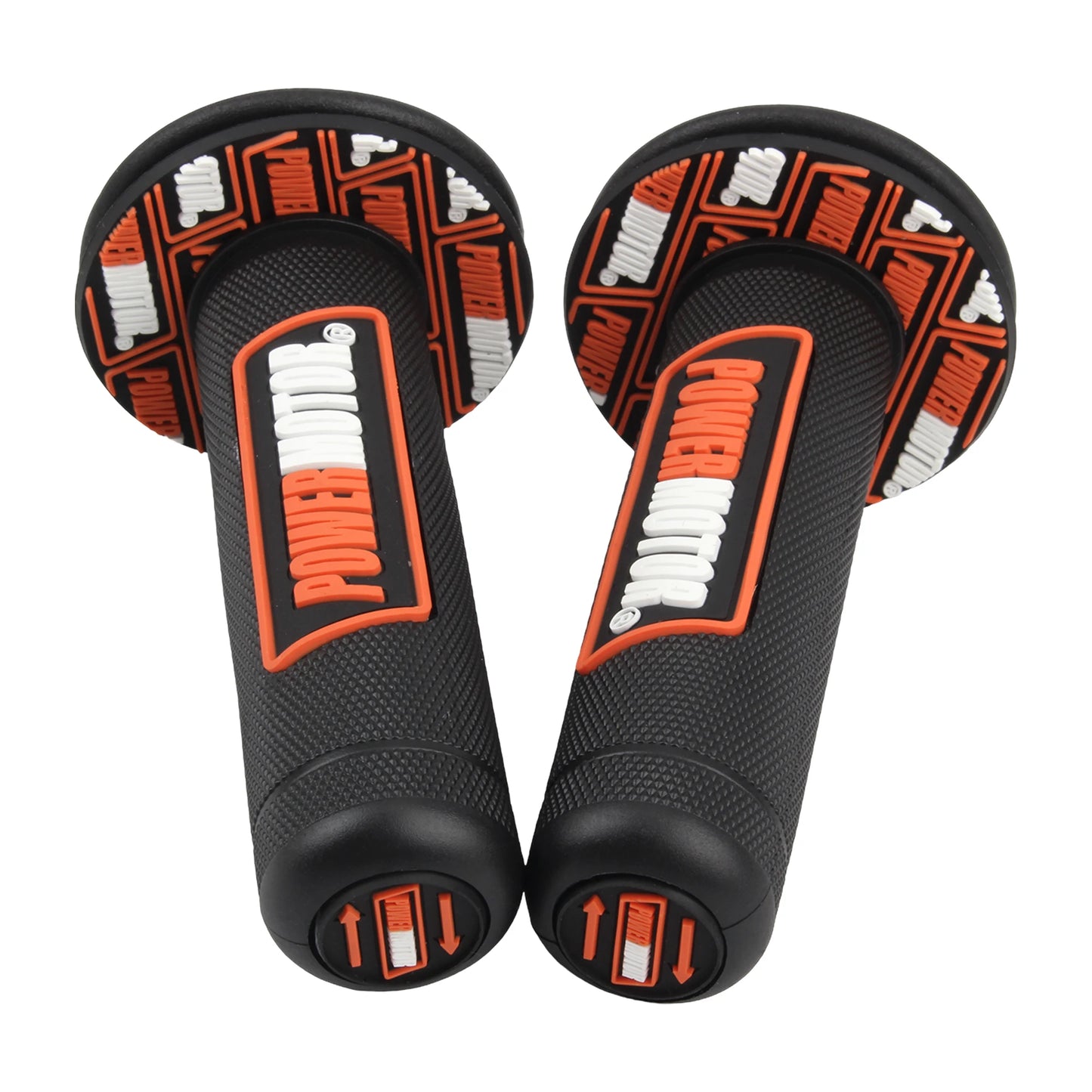 🎯⚡ Poignées Powermotor – Protection Guidon en Caoutchouc Gel, 7/8" 22mm, 24mm pour Motocross & Dirt Bike - GoDiscount