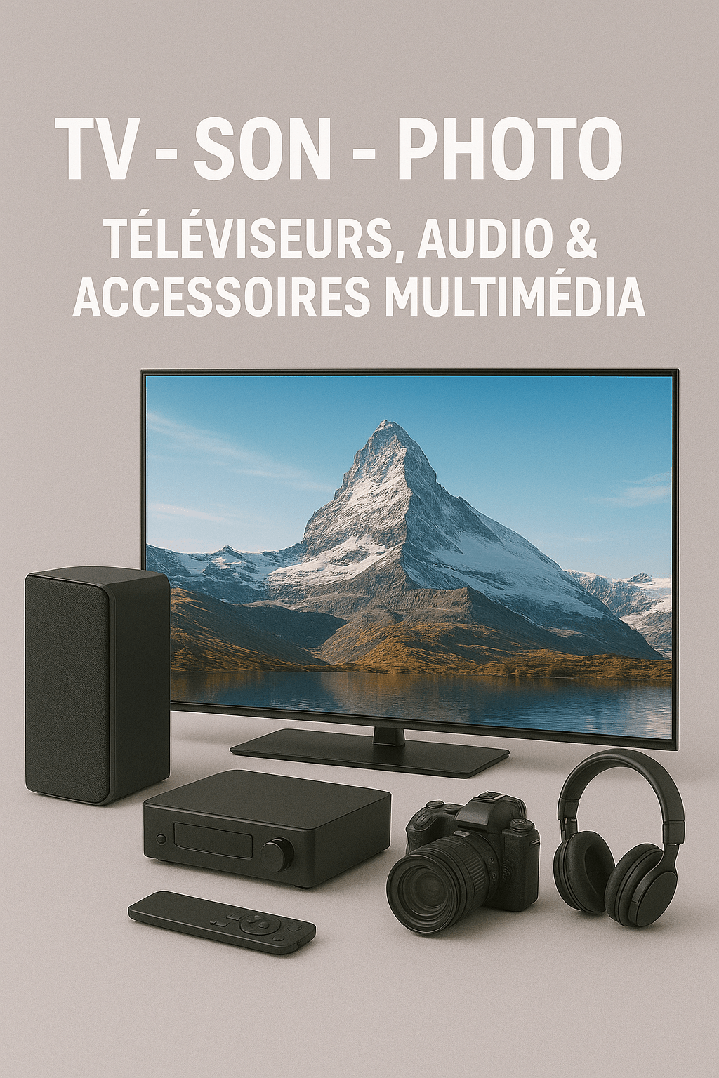TV – Son – Photo : Téléviseurs, Audio & Accessoires Multimédia - GoDiscount