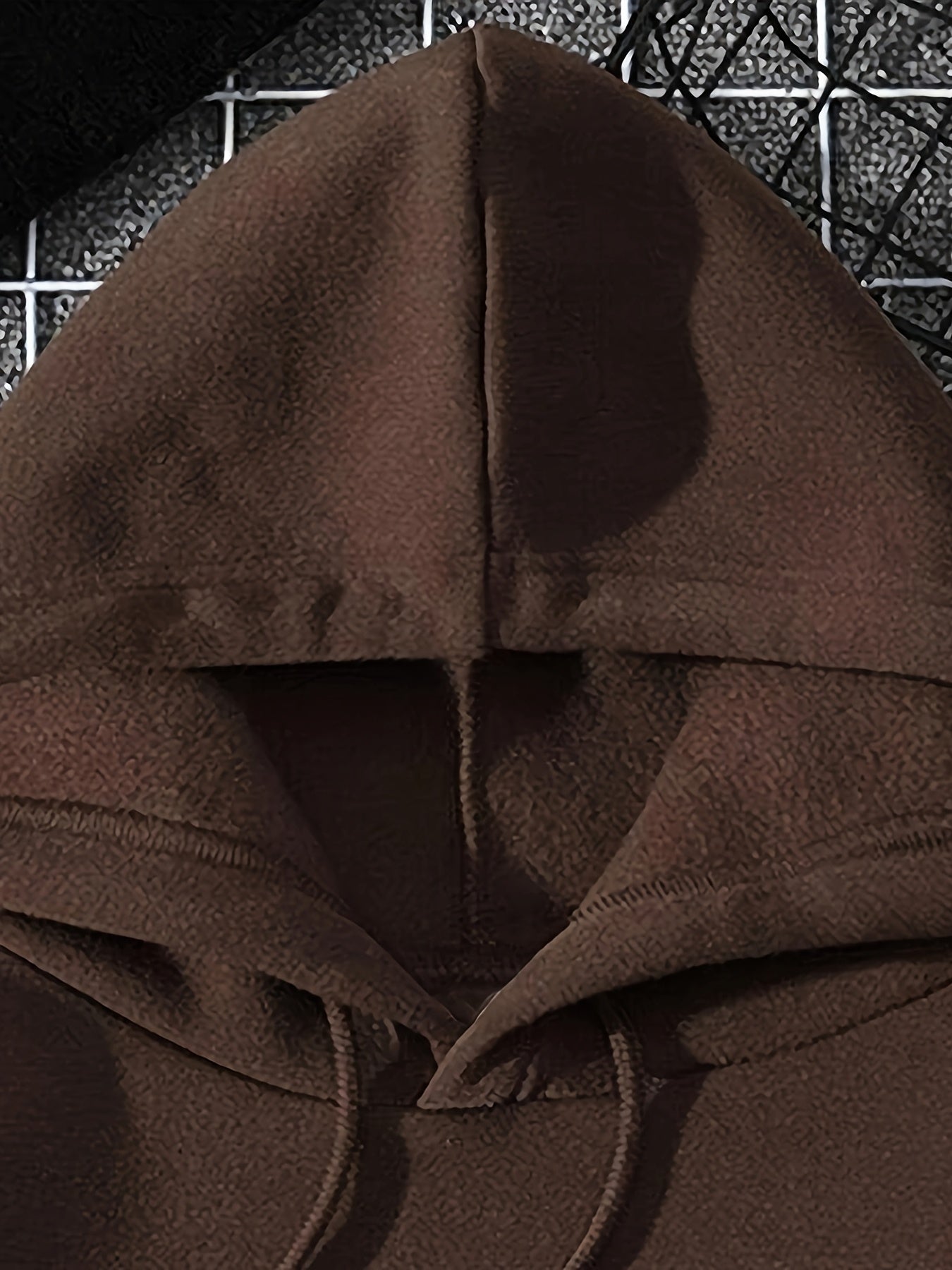 Women'S Chic Brown Hoodie with "Bichette" Print and Red Heart Design - Cozy Long Sleeve Pullover with Kangaroo Pocket, Perfect for Casual Fall/Winter Wear, Casual Wear Hoodie | Chic Casual Style | Polyester Hoodie - GoDiscount