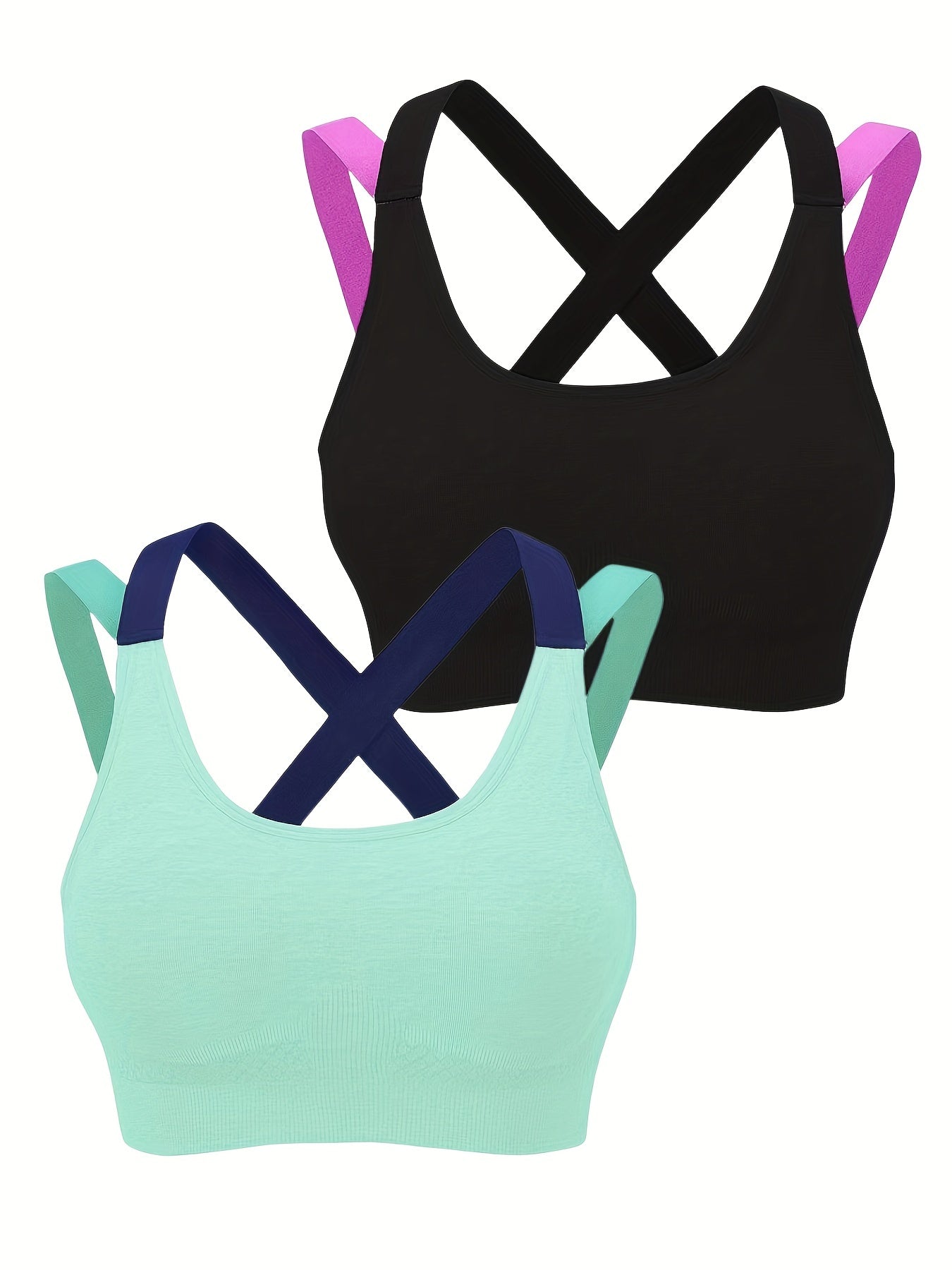 [Summer Sports Bra] Summer Sports Bra - Beautiful Back No Steel Ring Vest Type Sleep Yoga Running Fitness Thin Underwear Female