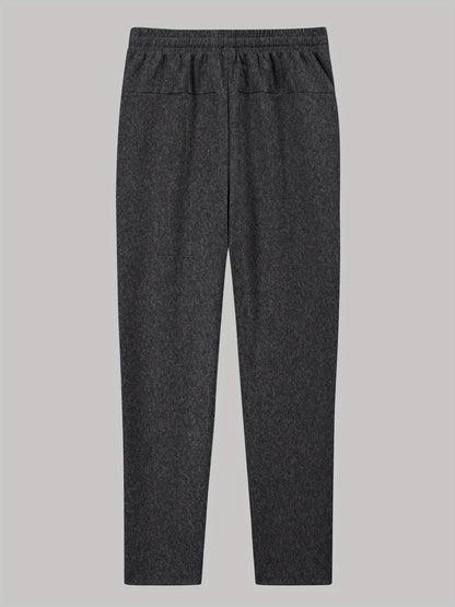 Men'S Trendy Fall/Winter Hooded Jacket and Pants Set, Paris Letter Print Casual Business Suit, Youth Sports Baseball Uniform, Slim Fit with Pockets, Long Sleeve, Stand Collar, Casual Attire| Paris Print Jacket| Functional Poc - GoDiscount