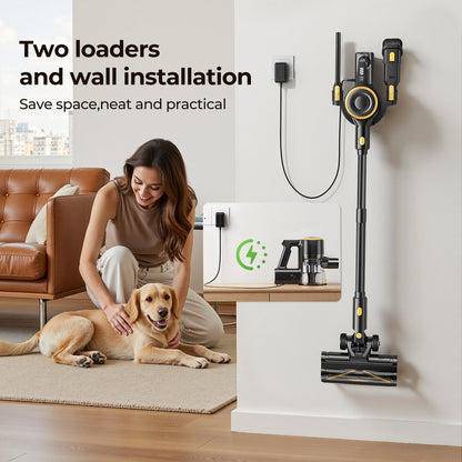Lubluelu Free - Standing Vacuum Cleaner, 25KPa Powerful Lightweight Cordless 6 In 1 Stick Vacuum Cleaner For Carpet Floor Pet Hair - 202, Christmas&Halloween Gifts - GoDiscount