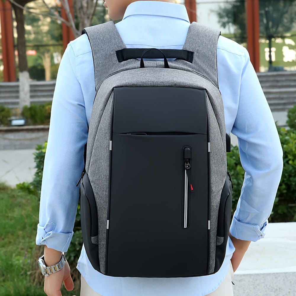 Men's Anti - theft Laptop Backpack, Travel Large Capacity Business Bag Shoulder Bag - GoDiscount