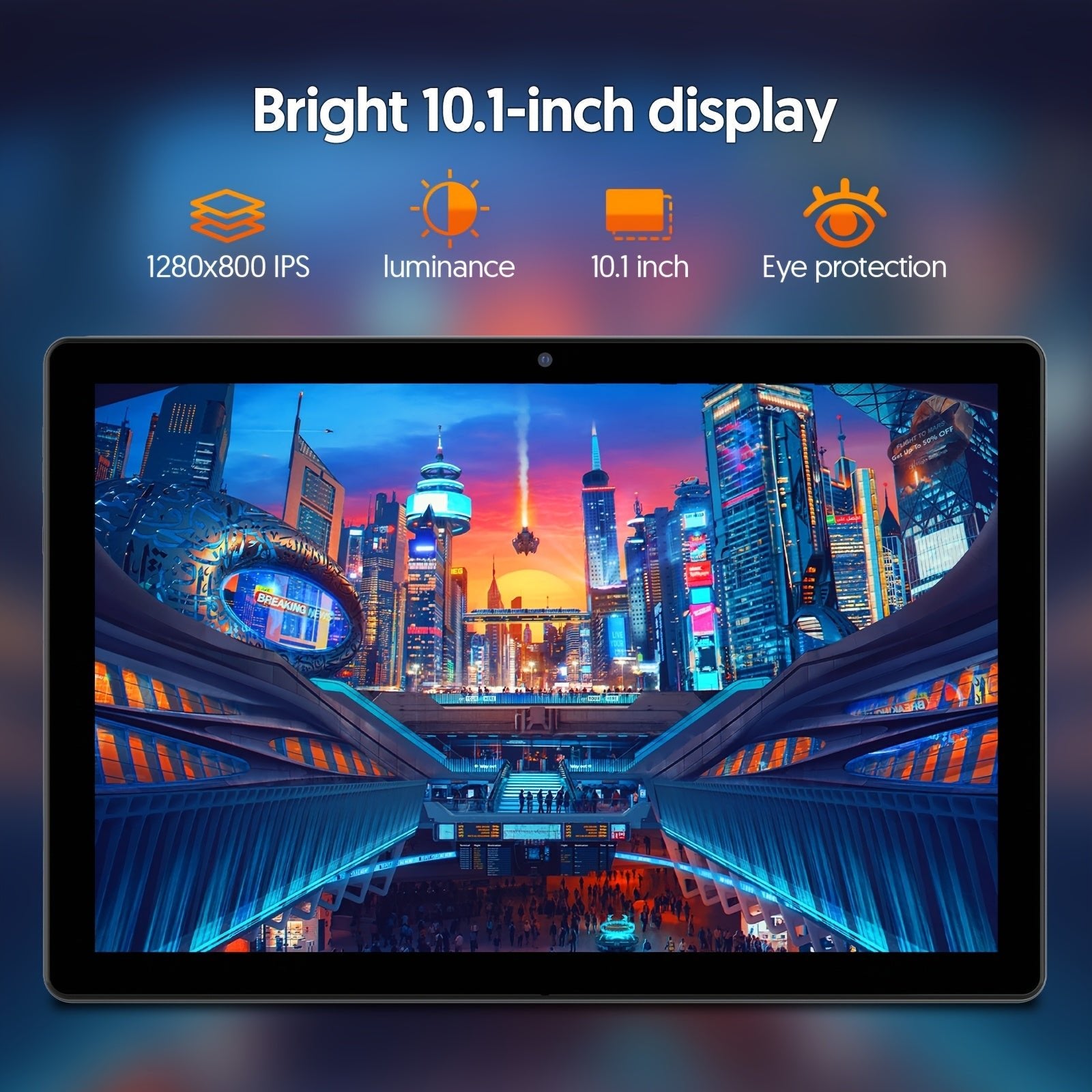 10 Inch Android 15 Tablet, 12 (3+9) GB RAM, 64GB ROM, Quad Core Processor, 2.0MP+8.0MP Camera, 6000mAh, High Cost Performance, Suitable For Daily Use, Study And Office. Multiple Combinations (tablet/tablet+leather Case/tablet - GoDiscount