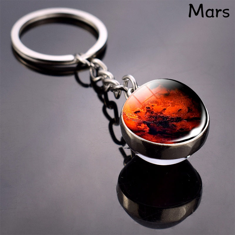 Solar System Eight Planets Keychain, Keychain Accessory, Astronomy Gift, Planet Keyring, Star Design, Durable Keyring, Celestial Keyring, Spacethemed Accessory, Collectors, Science Lovers