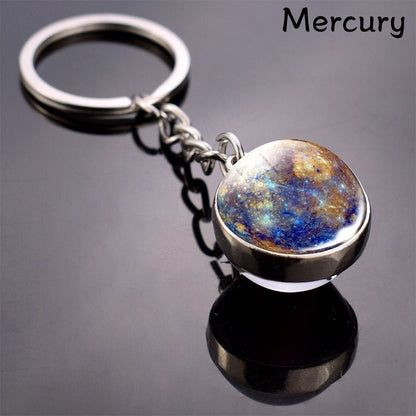 Solar System Eight Planets Keychain, Keychain Accessory, Astronomy Gift, Planet Keyring, Star Design, Durable Keyring, Celestial Keyring, Spacethemed Accessory, Collectors, Science Lovers - GoDiscount