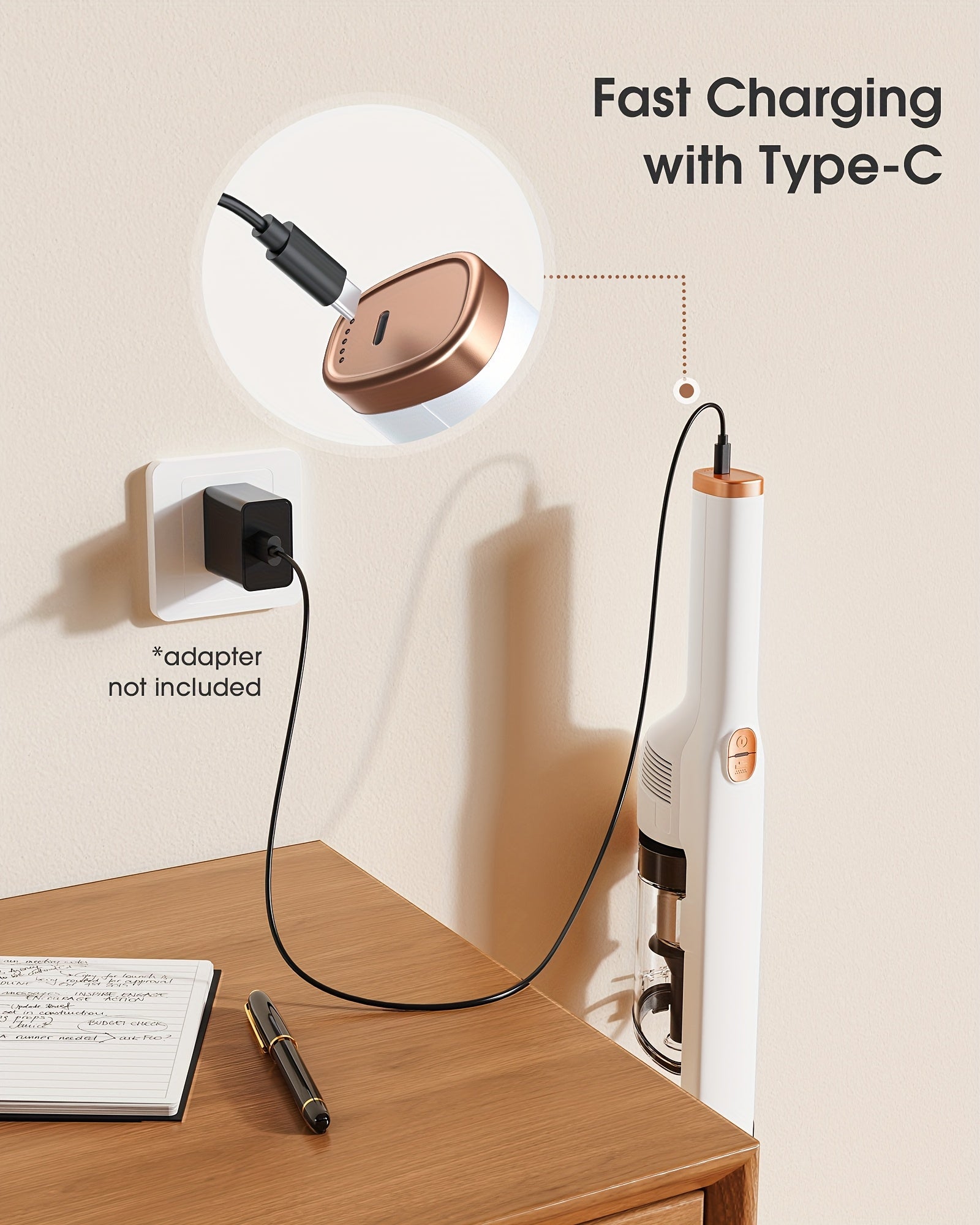 Lubluelu Free - Standing Vacuum Cleaner, 25KPa Powerful Lightweight Cordless 6 In 1 Stick Vacuum Cleaner For Carpet Floor Pet Hair - 202, Christmas&Halloween Gifts - GoDiscount