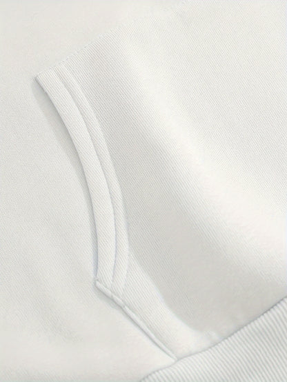 Women'S Chic Brown Hoodie with "Bichette" Print and Red Heart Design - Cozy Long Sleeve Pullover with Kangaroo Pocket, Perfect for Casual Fall/Winter Wear, Casual Wear Hoodie | Chic Casual Style | Polyester Hoodie - GoDiscount