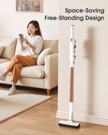 Lubluelu Free - Standing Vacuum Cleaner, 25KPa Powerful Lightweight Cordless 6 In 1 Stick Vacuum Cleaner For Carpet Floor Pet Hair - 202, Christmas&Halloween Gifts - GoDiscount