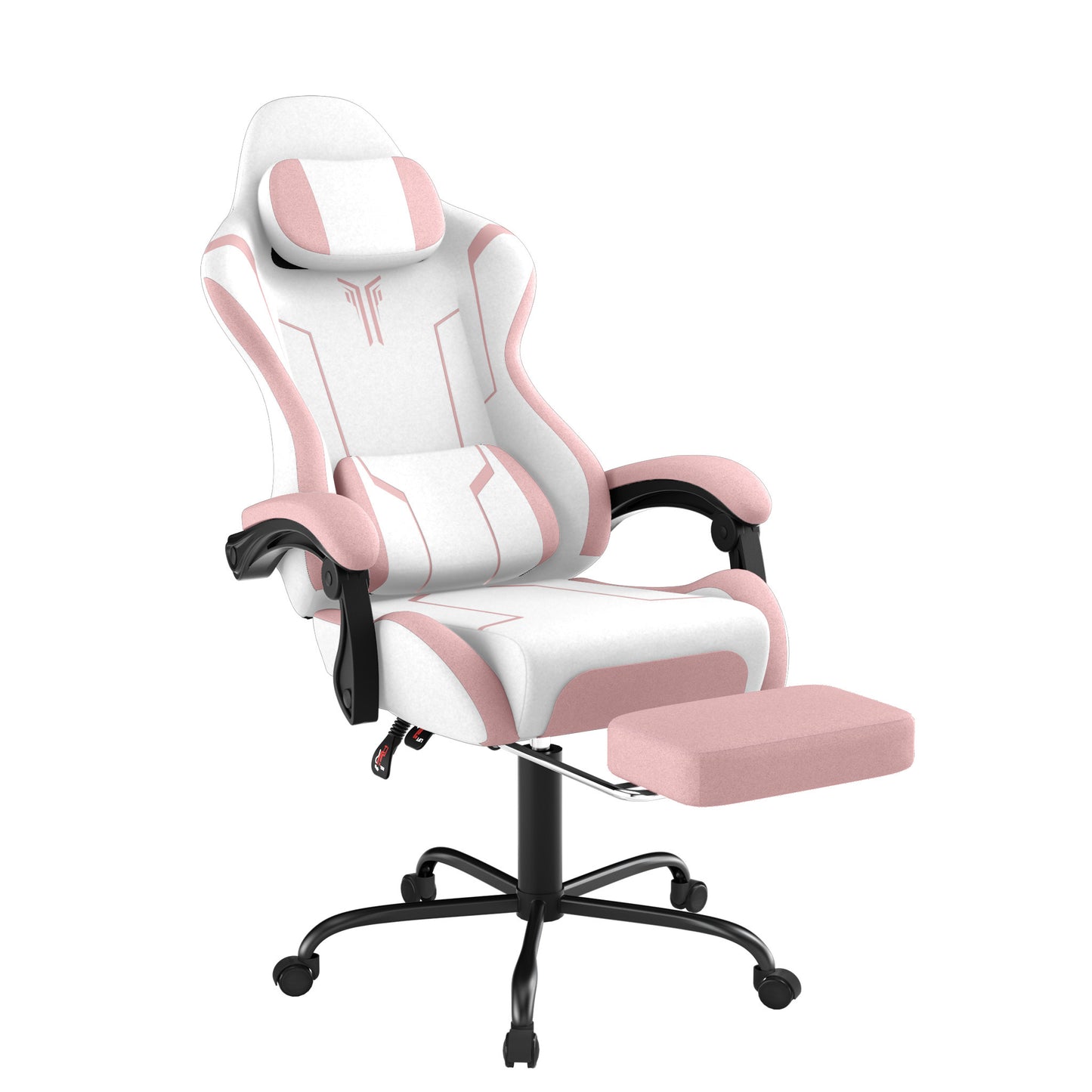 Gaming Chair 150 Kg Office Chair Desk Chair Gaming With Lumbar Cushion + Headrest, Height Adjustable Ergonomic Gaming Chair Gaming Chair, Five Colors - GoDiscount