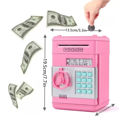 Piggy Bank Cash Coin Can ATM Bank Electronic Coin Money Bank For Kids--Hot Gift Halloween Christmas Gift