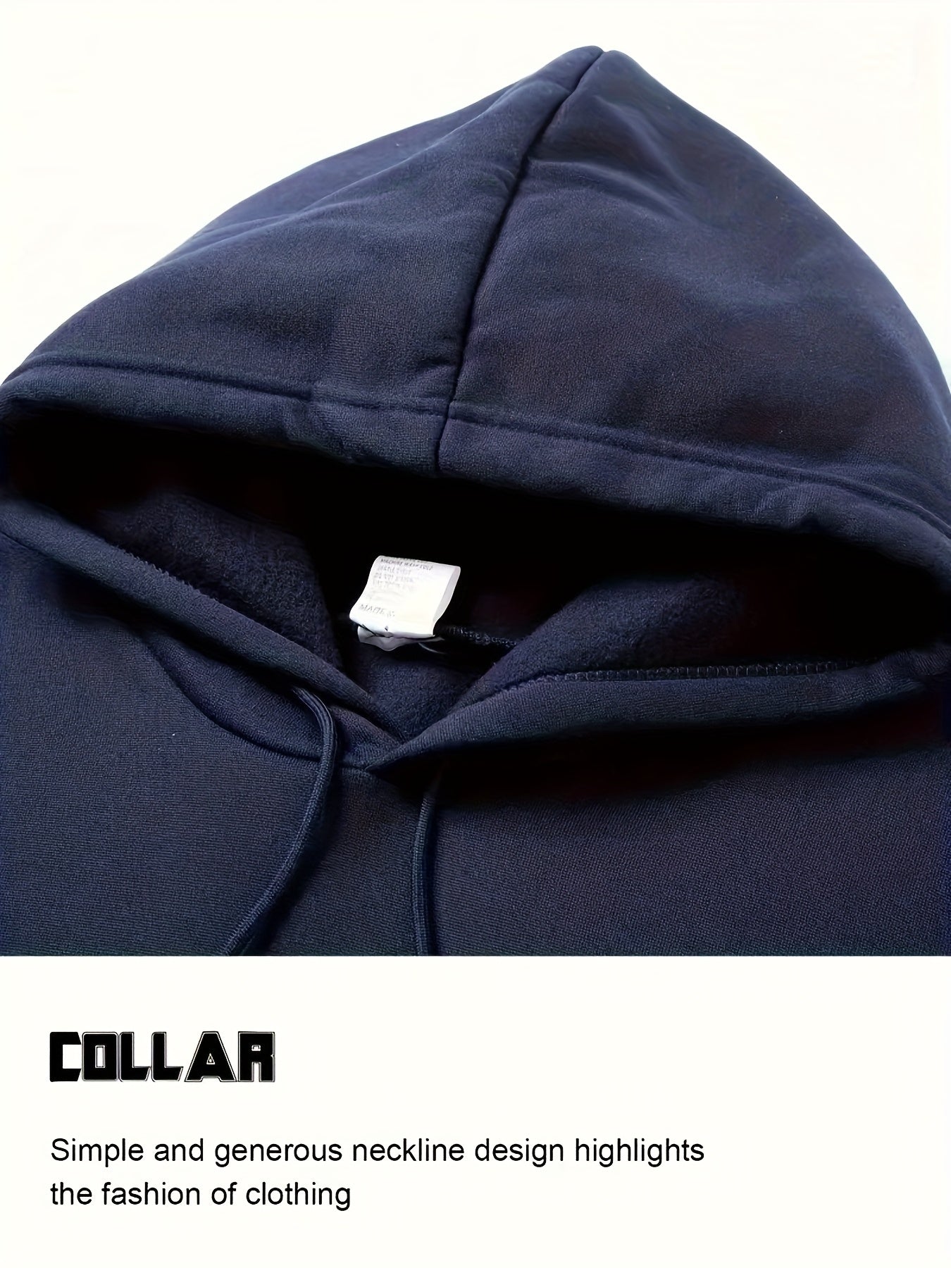 Paris Men'S Casual Fleece - Lined Hoodie and Jogger Set - Stylish Print, Long Sleeve, Kangaroo Pocket, Suitable for Autumn and Winter, Outdoor Sports Warmth, Daily Wear Home Outfit, Perfect For Outdoor - GoDiscount