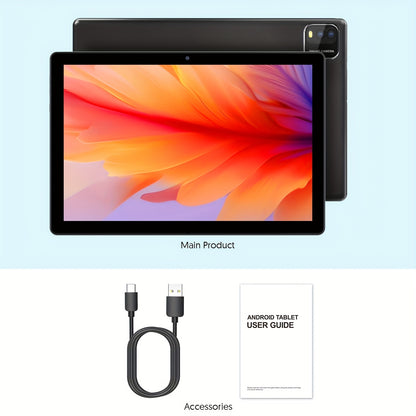 10 Inch Android 15 Tablet, 12 (3+9) GB RAM, 64GB ROM, Quad Core Processor, 2.0MP+8.0MP Camera, 6000mAh, High Cost Performance, Suitable For Daily Use, Study And Office. Multiple Combinations (tablet/tablet+leather Case/tablet - GoDiscount