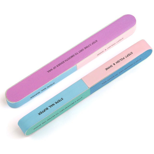 7 Sides Nail Cuticle Polish Strip Tool - Easy Manicure and Pedicure with Clean Cut - GoDiscount