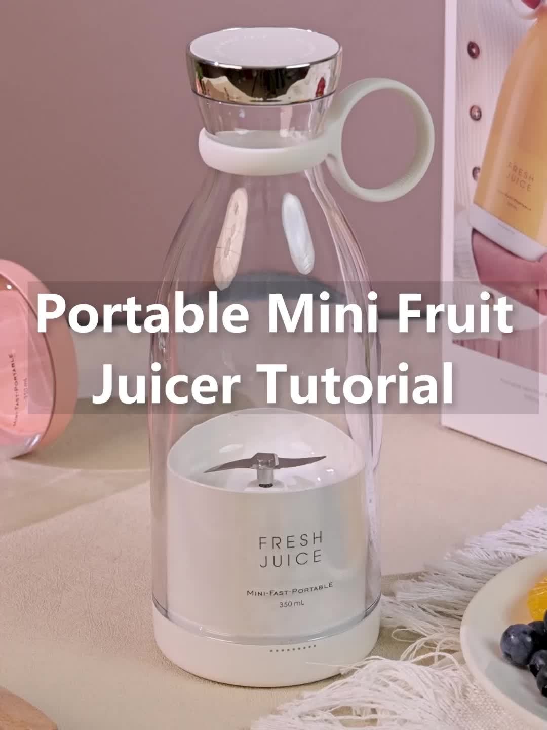 11.83oz Portable Electric Wireless Mini Fruit Blender Juicer - Perfect for On - the Go! - GoDiscount
