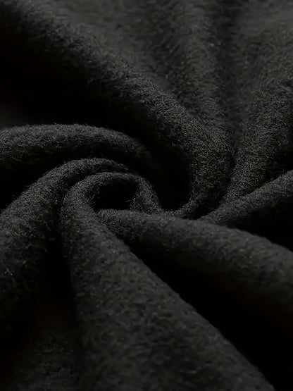 2pcs Men'S Casual Cartoon Paris Letter Drawstring Hoodie and Sports Trousers Set | Hooded, Loose Fit, Slight Stretch Fabric, Patterned for Fall/Winter - GoDiscount