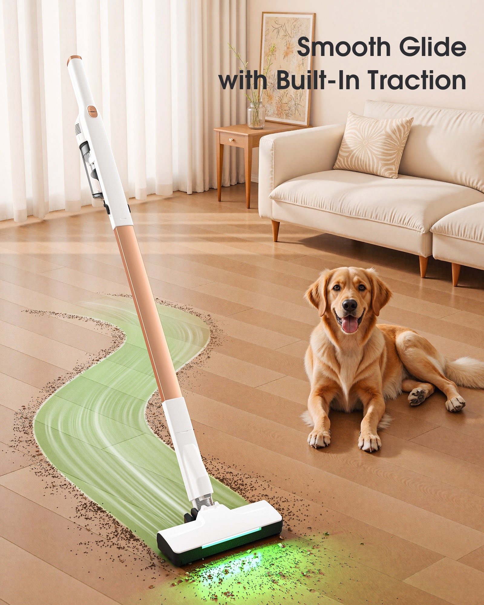 Lubluelu Free - Standing Vacuum Cleaner, 25KPa Powerful Lightweight Cordless 6 In 1 Stick Vacuum Cleaner For Carpet Floor Pet Hair - 202, Christmas&Halloween Gifts - GoDiscount