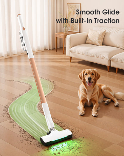 Lubluelu Free - Standing Vacuum Cleaner, 25KPa Powerful Lightweight Cordless 6 In 1 Stick Vacuum Cleaner For Carpet Floor Pet Hair - 202, Christmas&Halloween Gifts - GoDiscount
