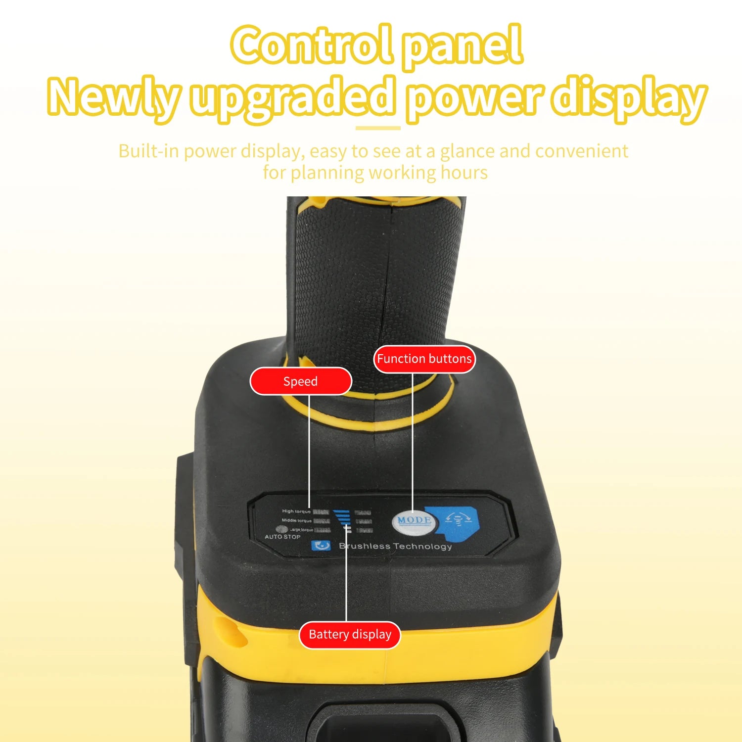 3️⃣ 🔋⚙️ Clé à Chocs Électrique 480N.m – Set 26PCS Brushless avec Batterie Lithium & Boîte de Transport - GoDiscount