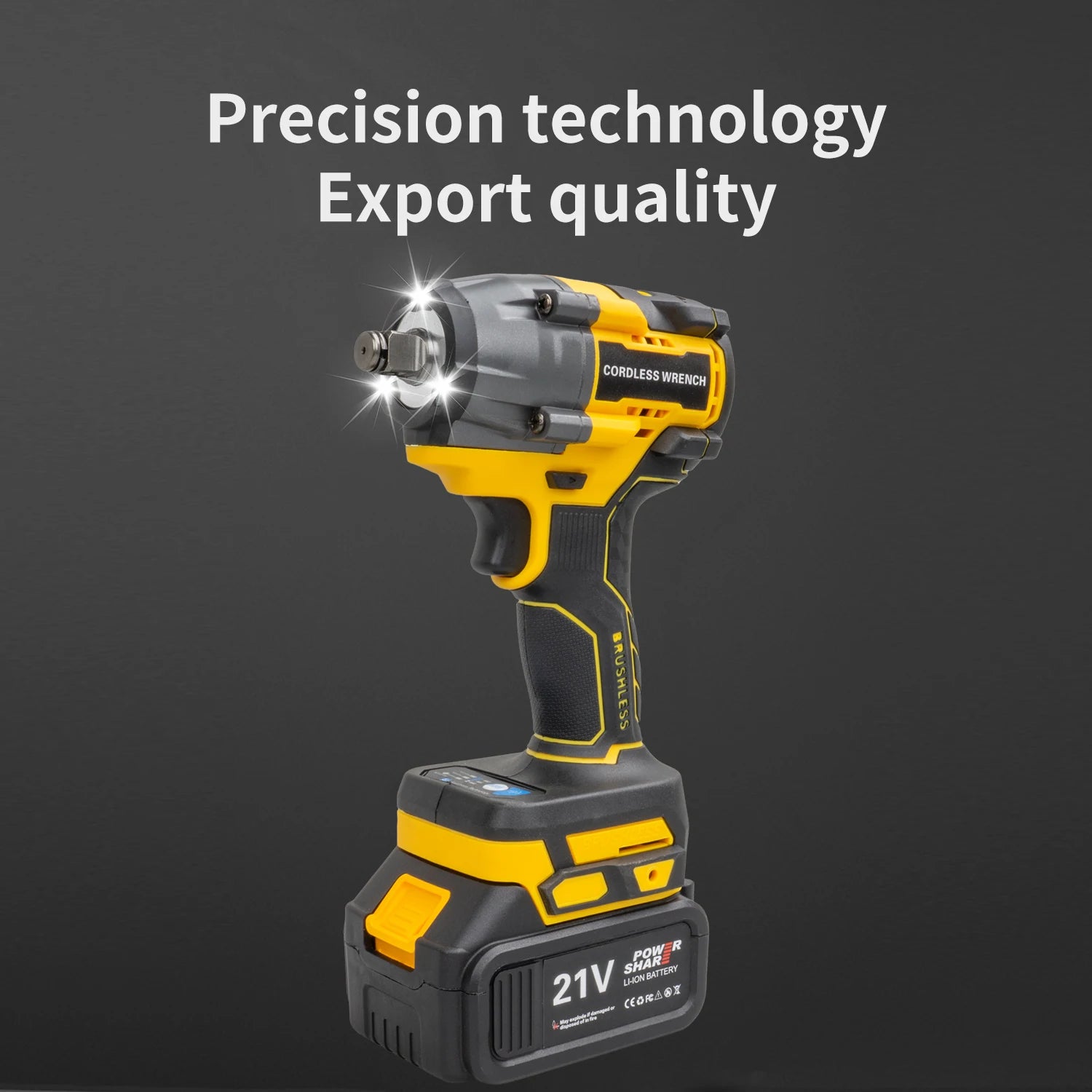 3️⃣ 🔋⚙️ Clé à Chocs Électrique 480N.m – Set 26PCS Brushless avec Batterie Lithium & Boîte de Transport - GoDiscount