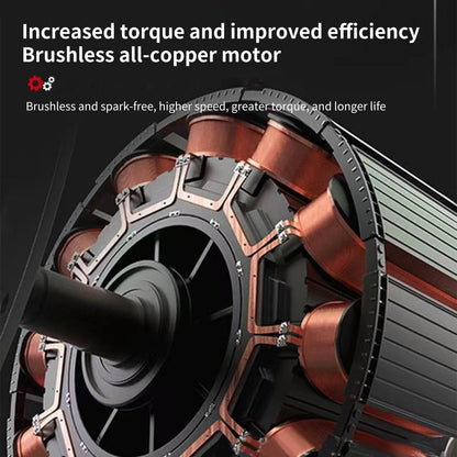 3️⃣ 🔋⚙️ Clé à Chocs Électrique 480N.m – Set 26PCS Brushless avec Batterie Lithium & Boîte de Transport - GoDiscount