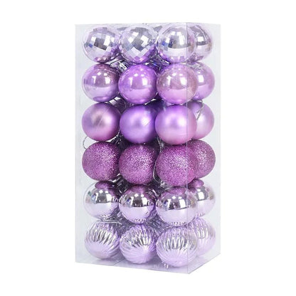 1box Christmas Balls Christmas Tree Ornaments Ball Xmas Hanging Tree Pendants Home Party Decor 2026 New Year Gift Noel Navidad - GoDiscount