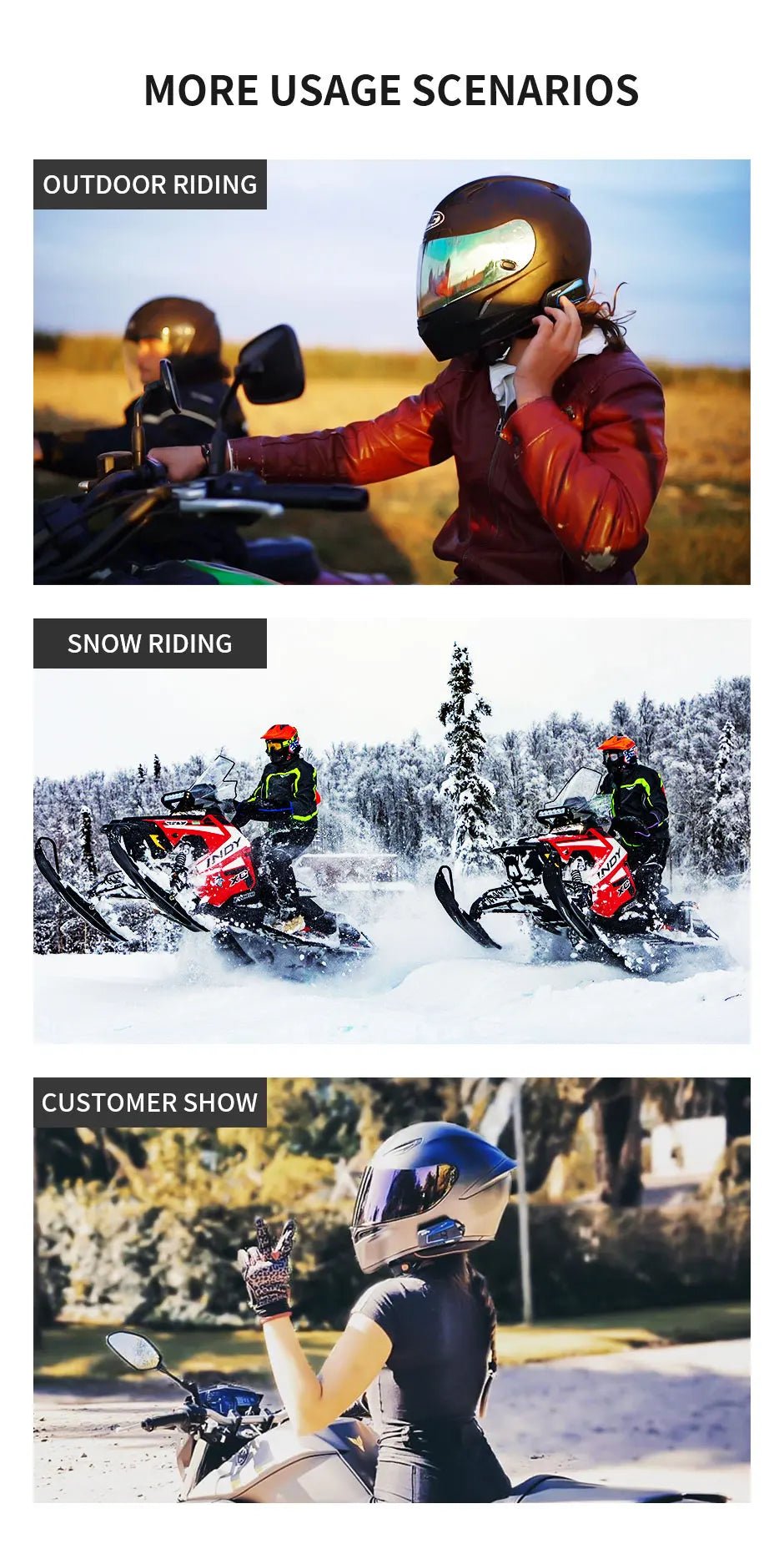 🎶💨 Intercom Moto Bluetooth Lexin B4FM - X – 10 Riders, Partage de Musique, Communication Sans Fil Type - C - GoDiscount