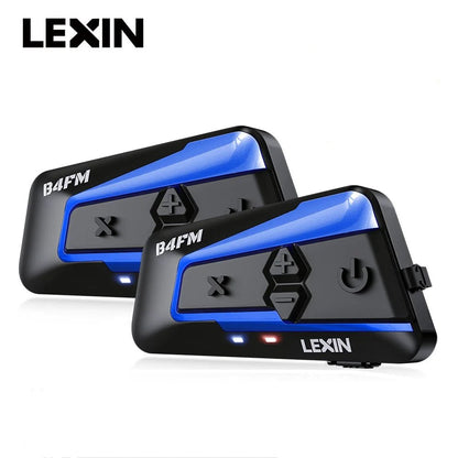 🎶💨 Intercom Moto Bluetooth Lexin B4FM - X – 10 Riders, Partage de Musique, Communication Sans Fil Type - C - GoDiscount