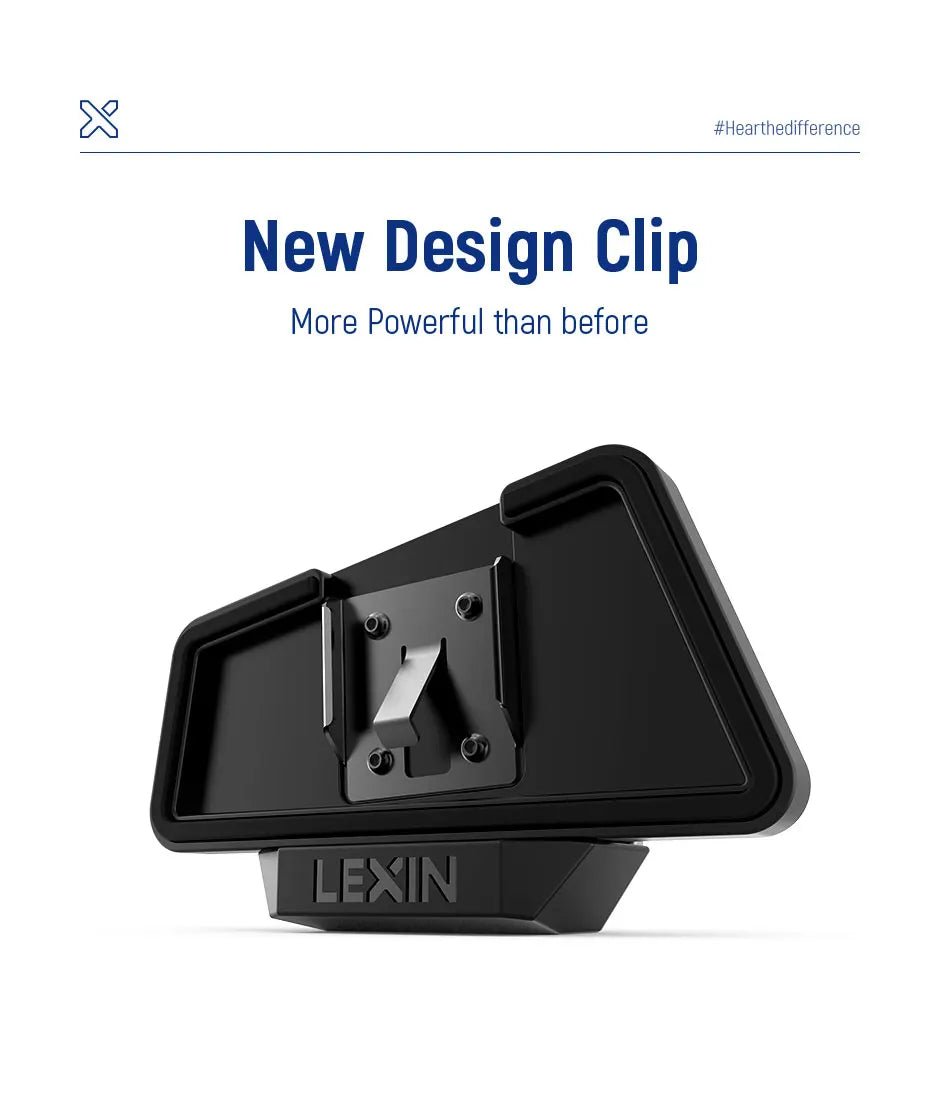 🎶💨 Intercom Moto Bluetooth Lexin B4FM - X – 10 Riders, Partage de Musique, Communication Sans Fil Type - C - GoDiscount