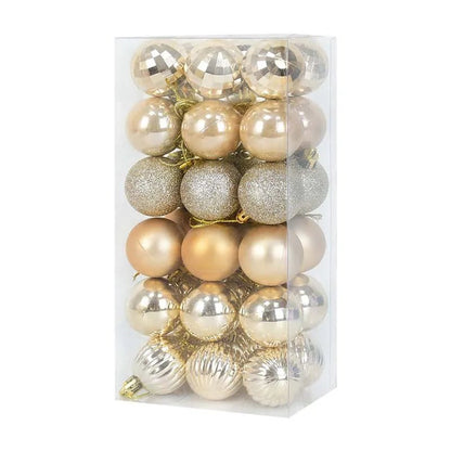 1box Christmas Balls Christmas Tree Ornaments Ball Xmas Hanging Tree Pendants Home Party Decor 2026 New Year Gift Noel Navidad - GoDiscount