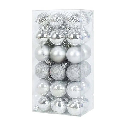 1box Christmas Balls Christmas Tree Ornaments Ball Xmas Hanging Tree Pendants Home Party Decor 2026 New Year Gift Noel Navidad - GoDiscount