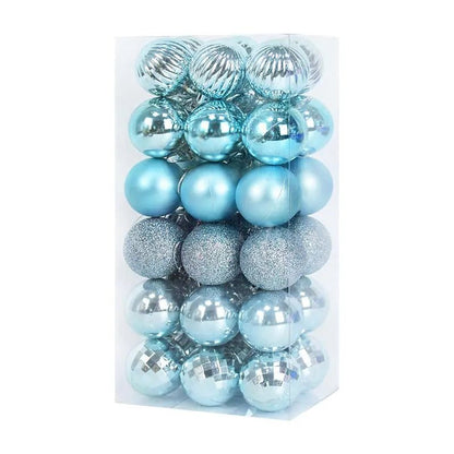 1box Christmas Balls Christmas Tree Ornaments Ball Xmas Hanging Tree Pendants Home Party Decor 2026 New Year Gift Noel Navidad - GoDiscount