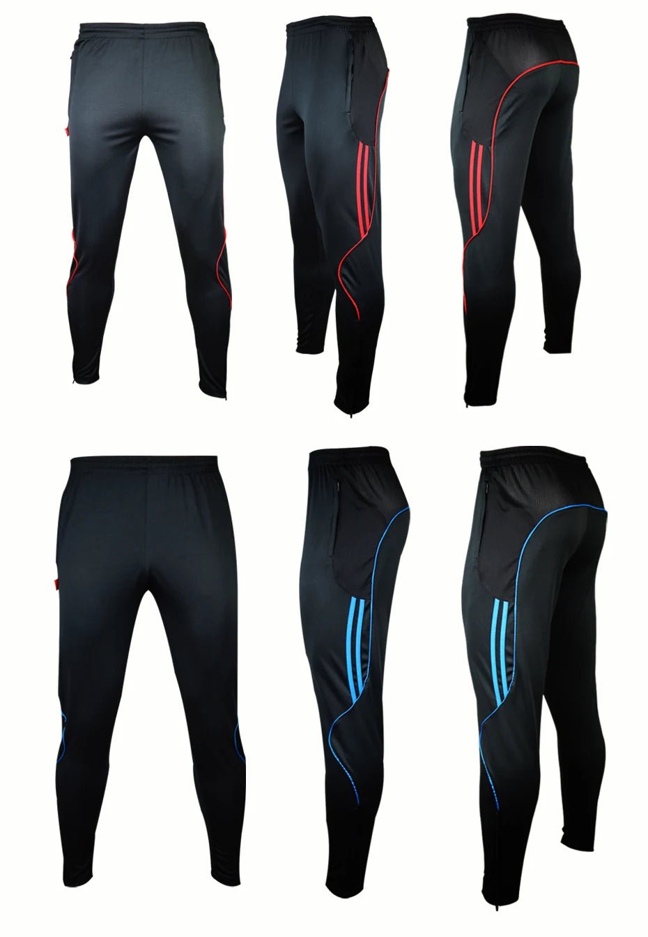 Pantalon de Sport Homme Shinestone – Pantalon d’Entraînement de Football avec Poche Zippée, Jogging Fitness et Course - GoDiscount