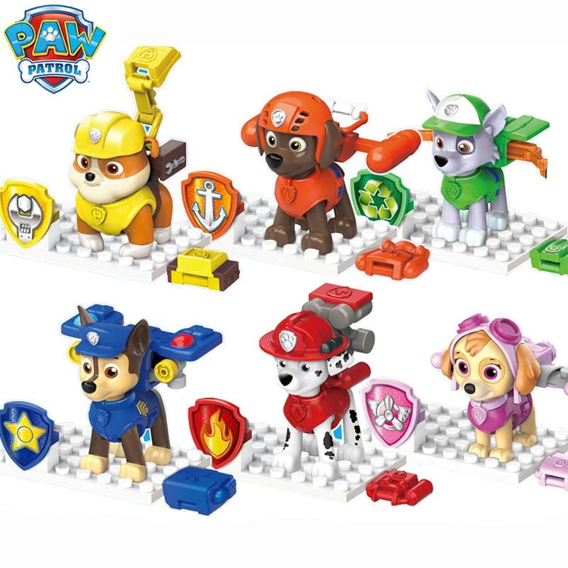 Coffret 6 Figurines Paw Patrol – Jouets Officiels Enfant - GoDiscount