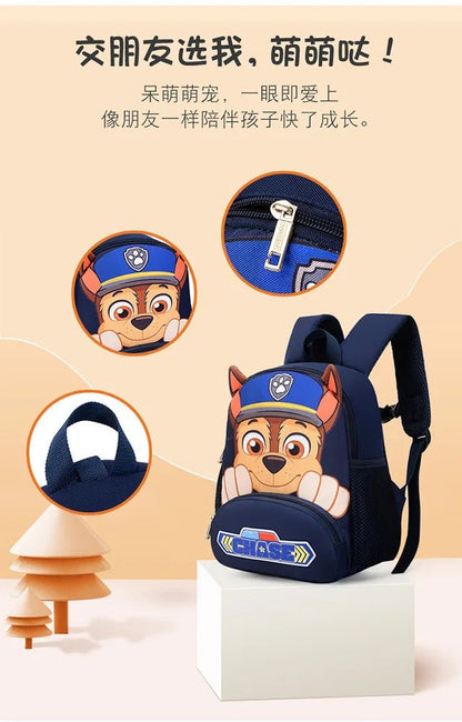 PAW Patrols Anime Chase Schoolbag Skye kawaii Cute nylon Backpack Boy Girl comfort leisure Shoulders Bags Knapsack Surprise gift - GoDiscount