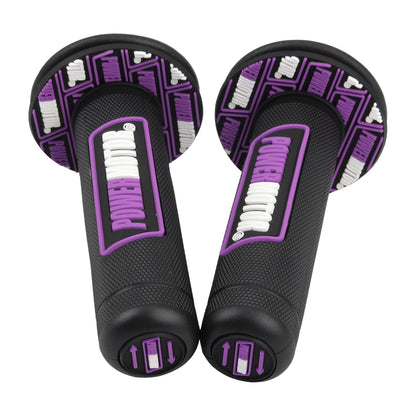 🎯⚡ Poignées Powermotor – Protection Guidon en Caoutchouc Gel, 7/8" 22mm, 24mm pour Motocross & Dirt Bike - GoDiscount