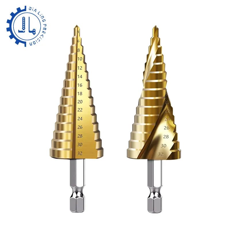 1️⃣ Forets Étagés HSS Titane – Perçage Ultra - Précis Bois & Métal (4–12 / 4–20 / 4–32 mm) - GoDiscount