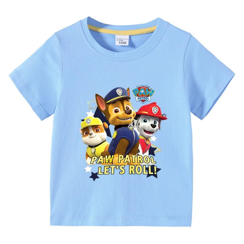 T-shirt PAW Patrol 2025 – Enfant 3–10 ans – Coton Doux & Confort - GoDiscount