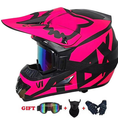 🏍️🎉 Casque Moto Enfant – Casco Moto Off - Road DOT | Protection Sécurisée pour Jeunes & Ados - GoDiscount