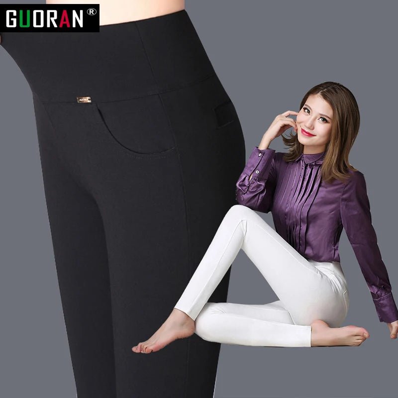 Pantalon Femme Hiver 2022 – Pantalon Skinny Élastique Couleurs Candy, Taille Haute et Chaudings clothes S-6XL - GoDiscount