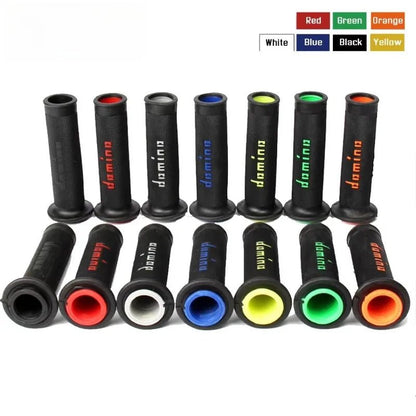 🏍️🔥 Poignées Moto Motocross Domino – Gel, 22mm et 24mm, 4 Couleurs, Pour Guidon Universel Pit Bike - GoDiscount