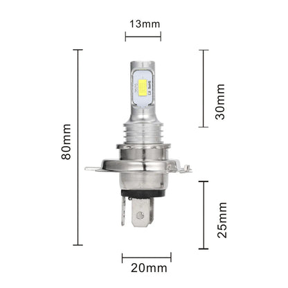 💡🏍️ Ampoule LED Moto H4 H7 H11 – 80W, 6000K, Haute et Basse Porte, Blanc Jaune, Lampe Scooter - GoDiscount