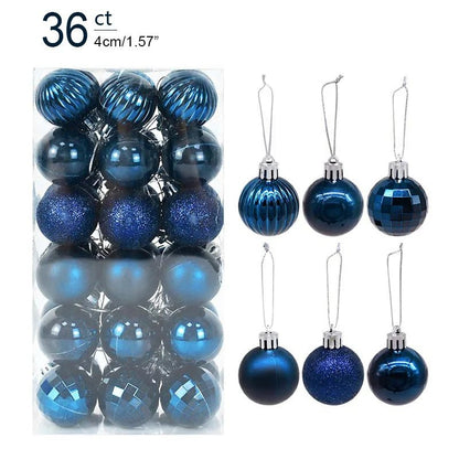 1box Christmas Balls Christmas Tree Ornaments Ball Xmas Hanging Tree Pendants Home Party Decor 2026 New Year Gift Noel Navidad - GoDiscount