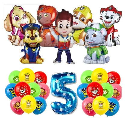 Décoration Anniversaire PAW Patrol – Set Complet Fournitures de Fête : Assiettes, Serviettes, Ballons & Accessoires - GoDiscount