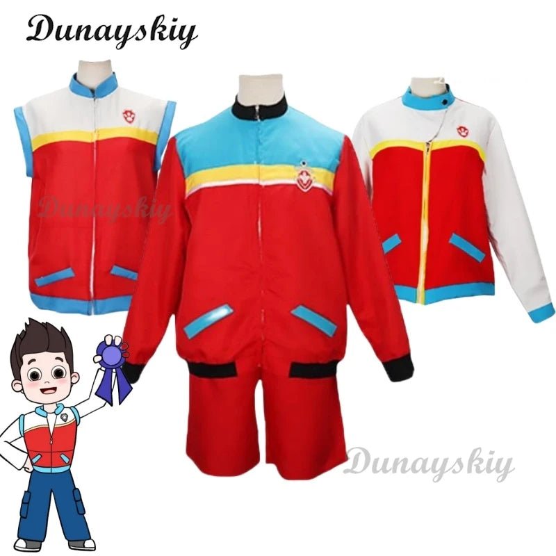 Gilet Cosplay Pat' Patrouille Ryder pour Enfants – Costume Marshall & Chase Carnaval, Halloween, Anniversaire – Waistcoat Personnalisé - GoDiscount
