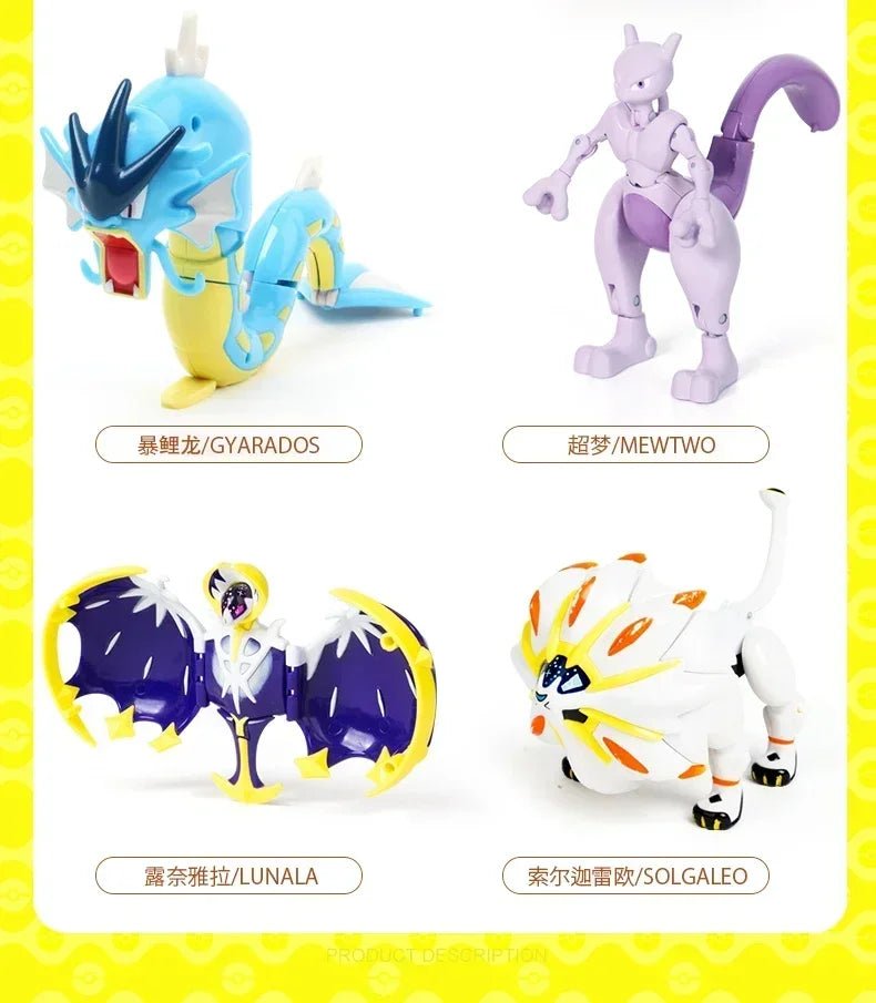 ⭐ Figurines Pokémon + Pokéball – Pikachu, Carapuce, Salamèche - GoDiscount