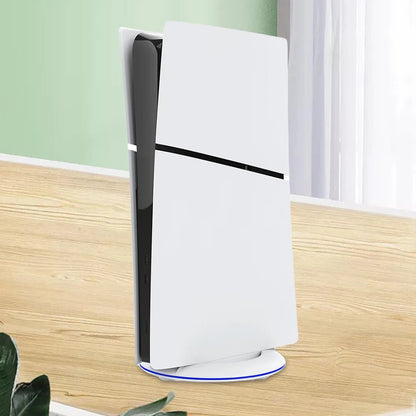 RGB Vertical Stand Gaming Base Stable Console Bracket for PS5 Slim Console for PS5 Slim Disc/Digital Version Game Accessories - GoDiscount