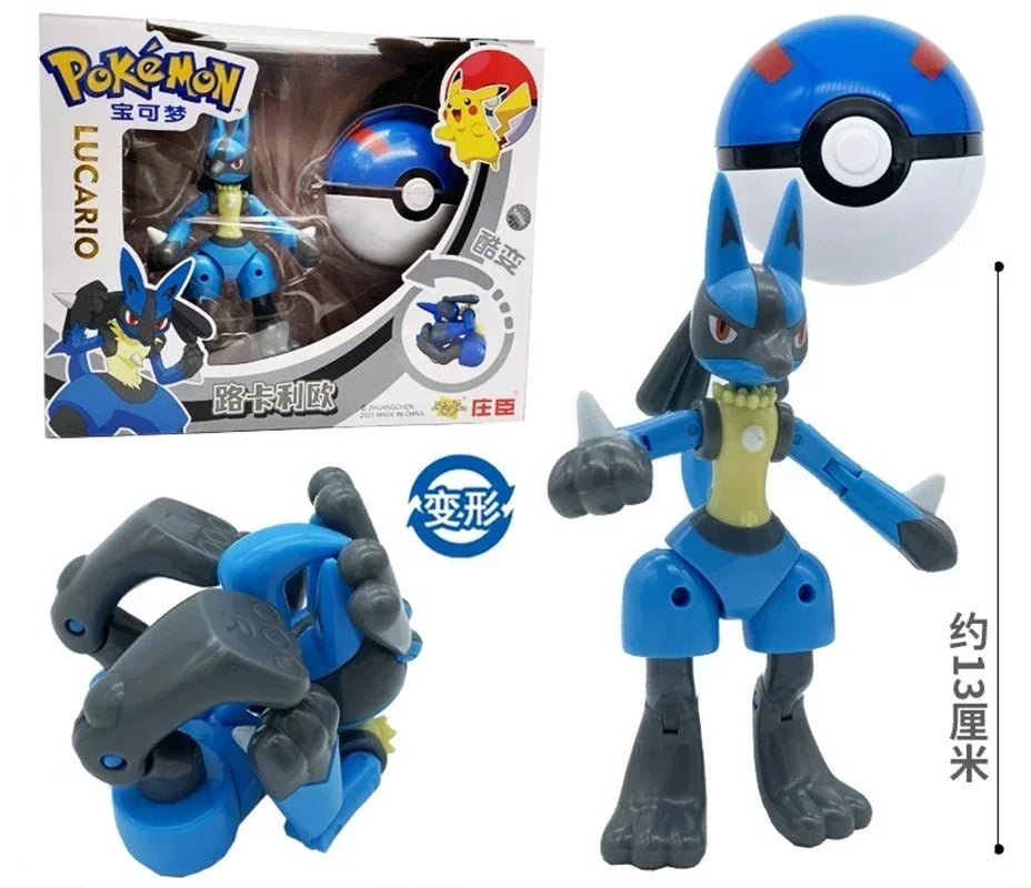 ⭐ Figurines Pokémon + Pokéball – Pikachu, Carapuce, Salamèche - GoDiscount